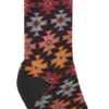 Red Dirt Hat Co Crew Cut Sock Great White Aztec Pattern