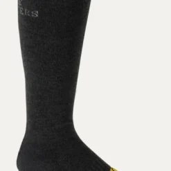 Noble Outfitters Mens 2 Pack Safety Toe Over The Calf Charcoal Grey Sock