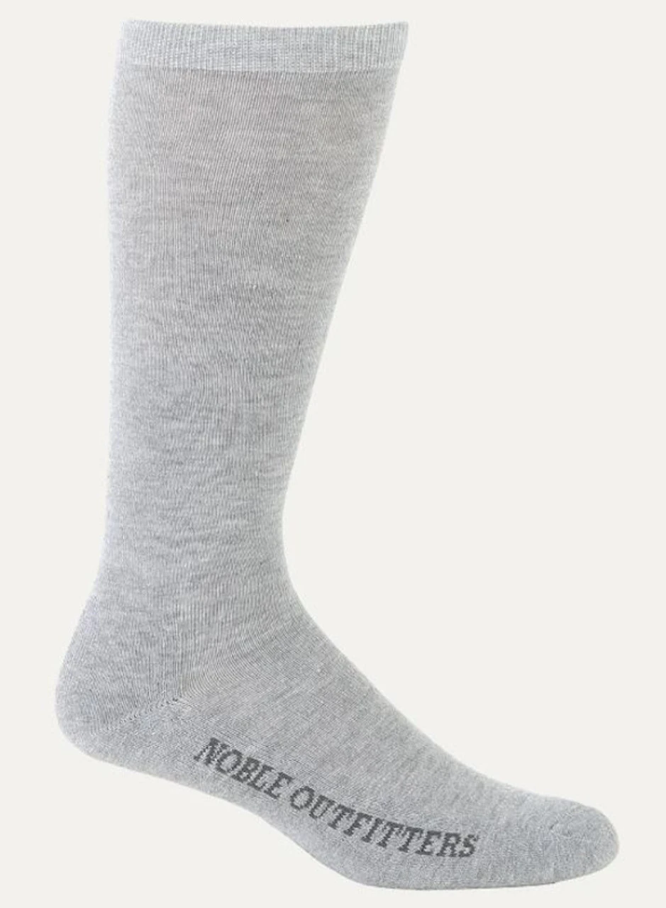 Noble Outfitters Mens 6 Pack Over The Calf Sock Heather Grey 1 Noble Outfitters Mens 6 Pack Over The Calf Sock Heather Grey