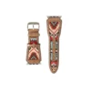 Nocona Men's Multi Colored Aztec Embroidery Inlay IWatch Band